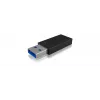 ICY BOX IB-CB015 USB Type-C 3.1 (Gen 2) USB Type-A 3.1 (Gen 2) preto