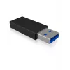 ICY BOX IB-CB015 USB Type-C 3.1 (Gen 2) USB Type-A 3.1 (Gen 2) preto
