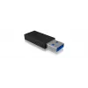 ICY BOX IB-CB015 USB Type-C 3.1 (Gen 2) USB Type-A 3.1 (Gen 2) preto