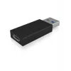 ICY BOX IB-CB015 USB Type-C 3.1 (Gen 2) USB Type-A 3.1 (Gen 2) preto