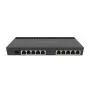 Router com fios MikroTik RB4011IGS+RM — 10x Gigabit RJ-45, 1x SFP+, 1,4 GHz 4 núcleos, 1 GB RAM, rack 1U, saída PoE