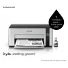 Impressora de jato de tinta Epson EcoTank ET‑M1100 — monocromática, A4, 32 ppm, 1440×720 dpi, depósito de tinta integrado, USB 2.0, cinzento/preto