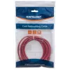 Goobay cabo de ligação CAT 5e U/UTP, 3 m, vermelho, CCA (68369)