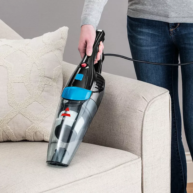Aspirador vertical Bissell Featherweight Pro Eco AC Seco Sem saco 0,5 L 450 W Azul, Titânio