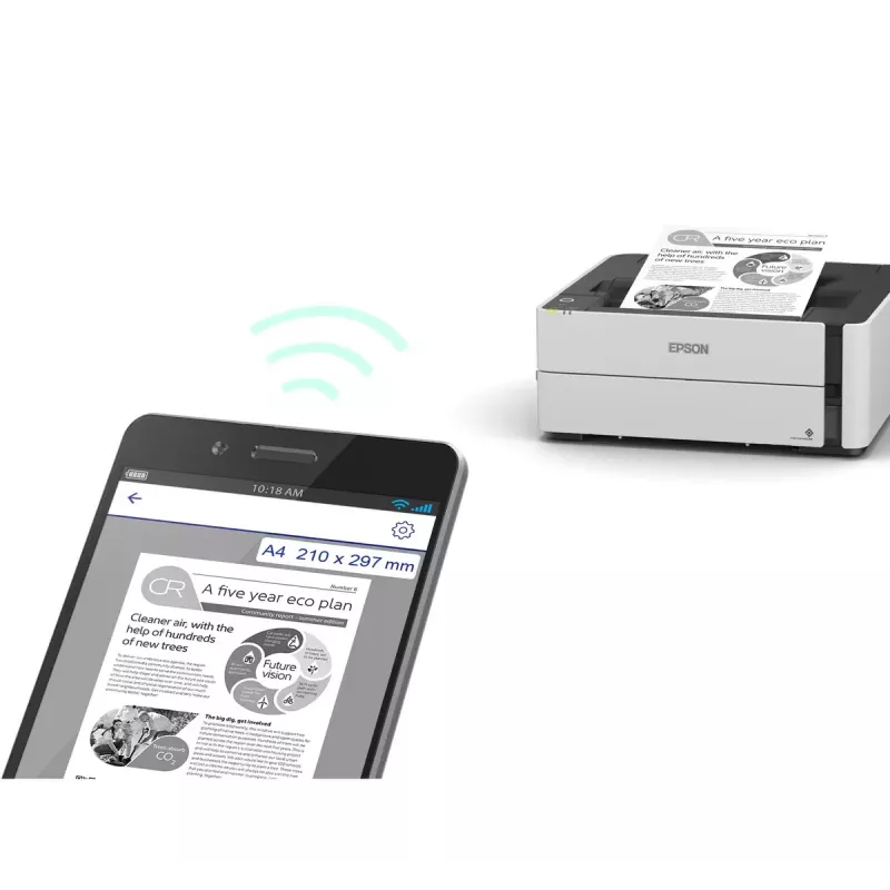 Impressora jato de tinta Epson EcoTank M1180 1200 x 2400 DPI A4 Wi-Fi