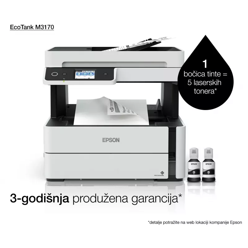 Impressora multifunções Epson EcoTank ET-M3170 Jato de tinta Impressão mono