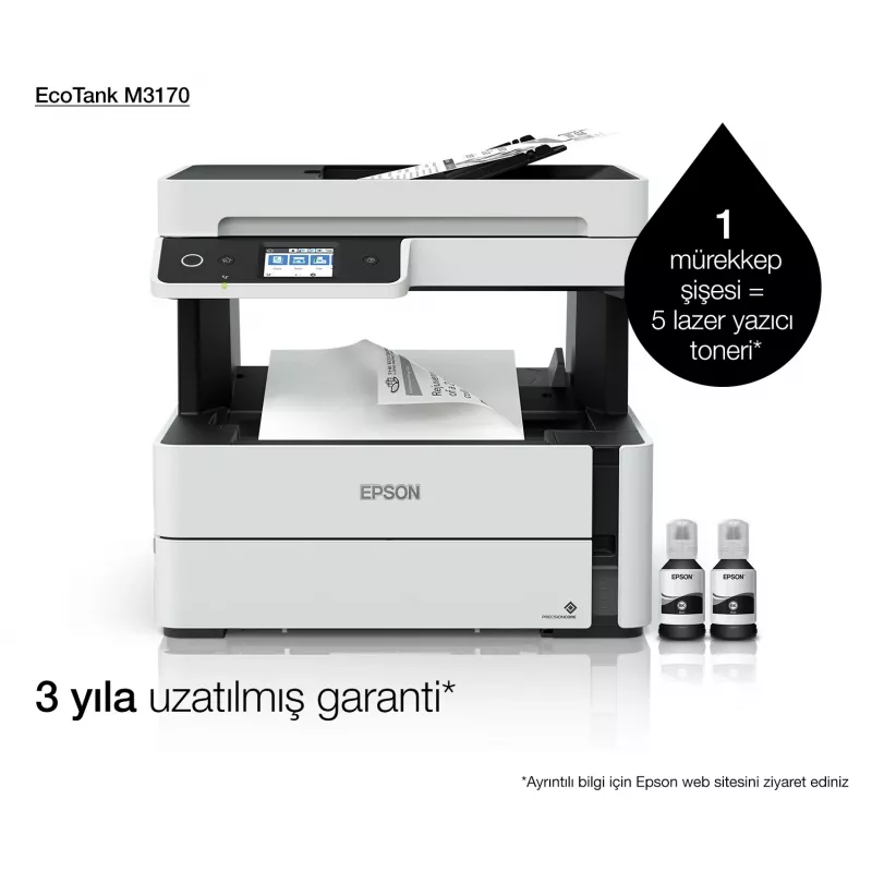 Impressora multifunções Epson EcoTank ET-M3170 Jato de tinta Impressão mono