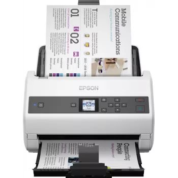 Digitalizador de alimentação Epson WorkForce DS-870 600 x 600 DPI A4 Cinzento, Branco