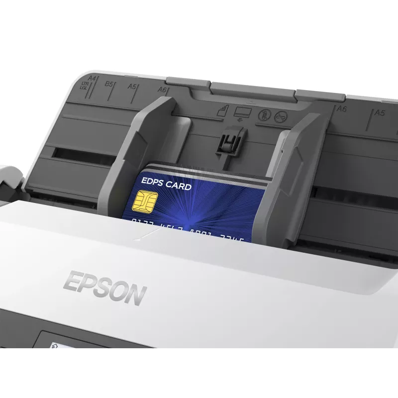 Digitalizador de alimentação Epson WorkForce DS-970 600 x 600 DPI A4 Cinzento, Branco