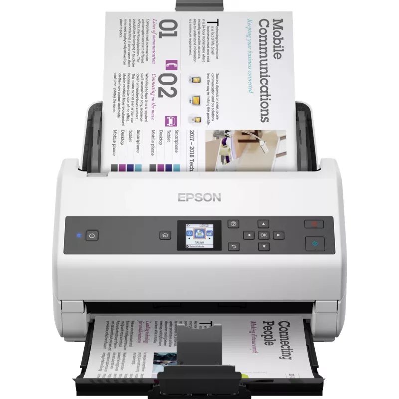 Digitalizador de alimentação Epson WorkForce DS-970 600 x 600 DPI A4 Cinzento, Branco