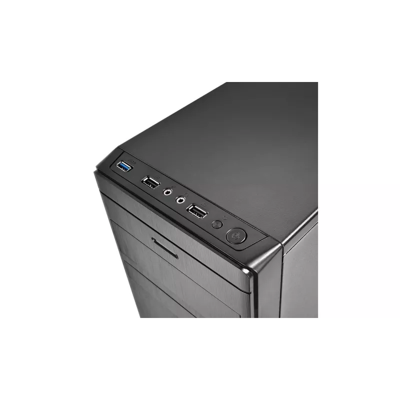 DeepCool Wave V2 DP-MATX-DPWAVE2 caixa de PC Mini Tower, Micro ATX/Mini-ITX, placa gráfica até 320 mm, cooler de CPU até 145 mm, sem fonte de alimentação, preta
