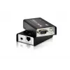 Extensor KVM ATEN MINI USB VGA (100 m), Transmissor e recetor, Com fios, 100 m, Cat5, 1920 x 1200 píxeis, Preto