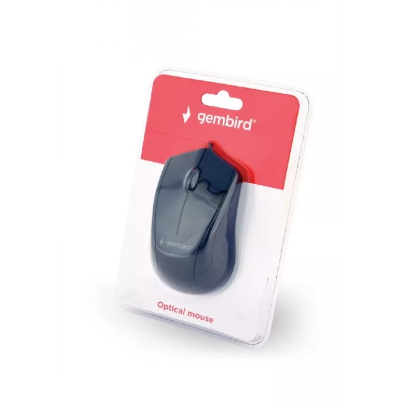 Rato ótico GEMBIRD MUS-3B-02 - 3 botões Roda USB Preto