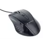 Rato ótico USB para destros GEMBIRD MUS-4B-02 — 1200 DPI, 4 botões, com fios, preto