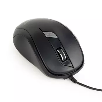 Rato ótico GEMBIRD MUS-6B-01 – 6 botões, roda de scroll, USB, Preto