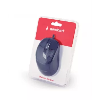 Rato ótico GEMBIRD MUS-6B-01 – 6 botões, roda de scroll, USB, Preto