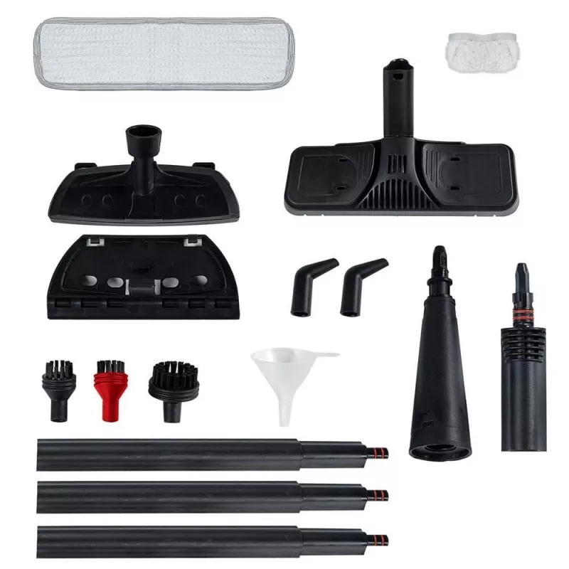 Limpa-vapor vertical Polti Vaporetto Smart 30_R 1,6 L 1800 W Vermelho, Branco