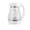 Chaleira elétrica Adler 1,7 L 2200 W – Corpo em vidro, indicador de nível de água, base de 360°, desligamento automático