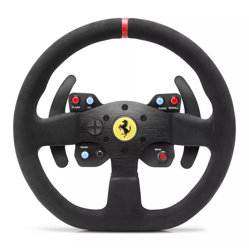 Volante Thrustmaster T300 Ferrari Integral Racing Wheel Alcantara Edition preto + pedais analógico / digital PC, PlayStation 4, PlayStation 3