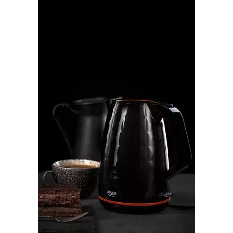 Chaleira elétrica Adler AD 1277 1,7 L 2200 W preta