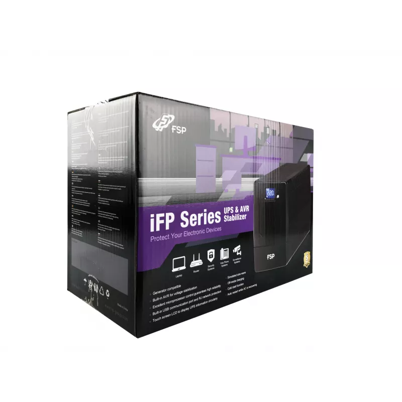 UPS FSP iFP 2000 (uninterruptible power supply) line-interactive 2 kVA 1200 W 2 saídas AC