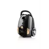 Aspirador de pó com saco ETA Avanto 3 L — 800 W, 3 L saco, filtração HEPA, limpeza a seco, estofos/pavimentos duros/alcatifas, preto/bege