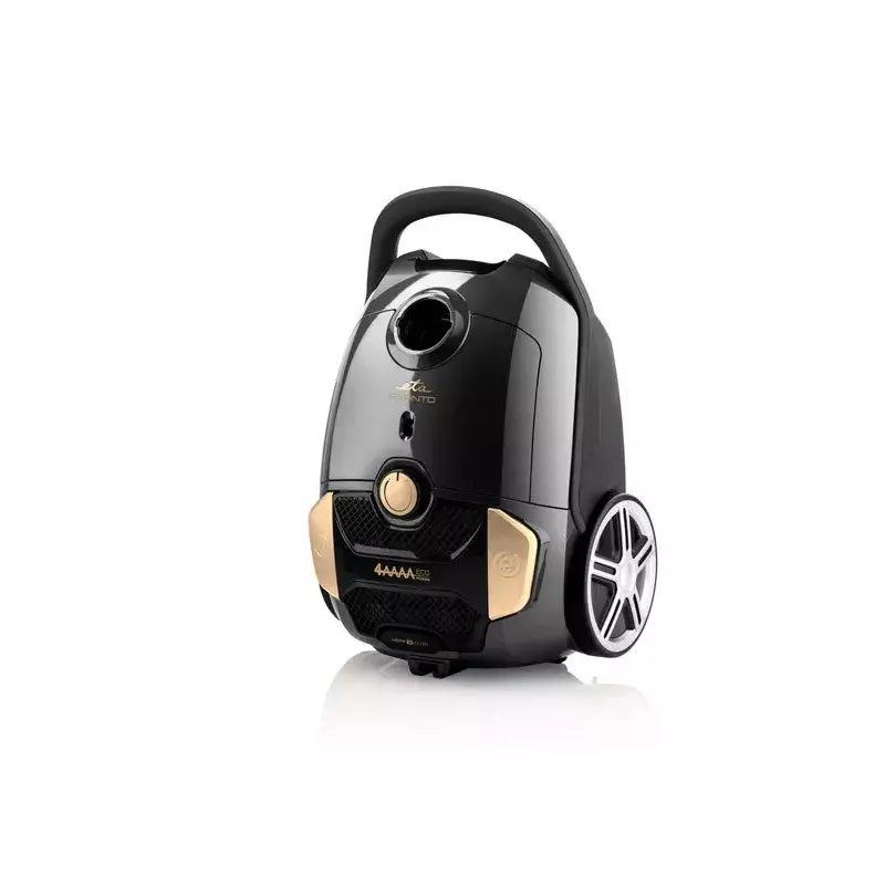 Aspirador de pó com saco ETA Avanto 3 L — 800 W, 3 L saco, filtração HEPA, limpeza a seco, estofos/pavimentos duros/alcatifas, preto/bege