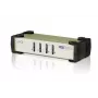 ATEN CubiQ CS84U comutador KVM PS/2-USB VGA de 4 portas, 2048 x 1536 (QXGA), cabos KVM incluídos