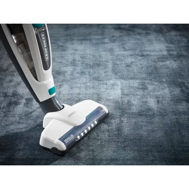 Aspirador vertical 2 em 1 Leifheit PowerVac 2in1 — sem fios 20 V, 40 min de autonomia, ciclone, aspirador de mão removível, filtro lavável