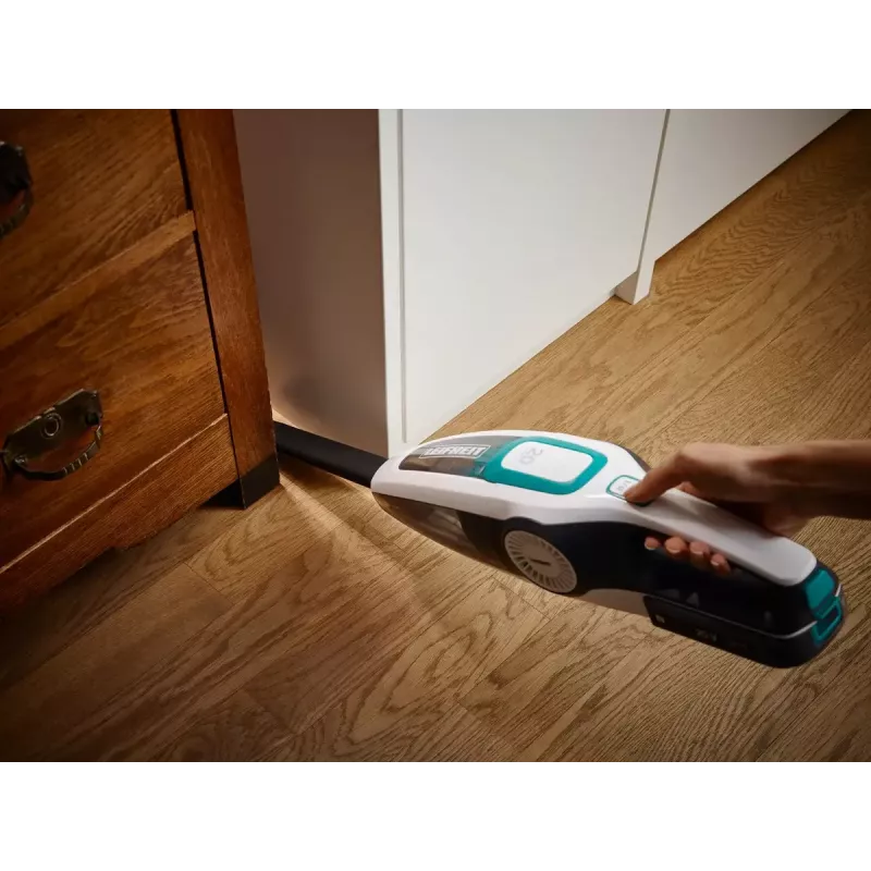 Aspirador vertical 2 em 1 Leifheit PowerVac 2in1 — sem fios 20 V, 40 min de autonomia, ciclone, aspirador de mão removível, filtro lavável