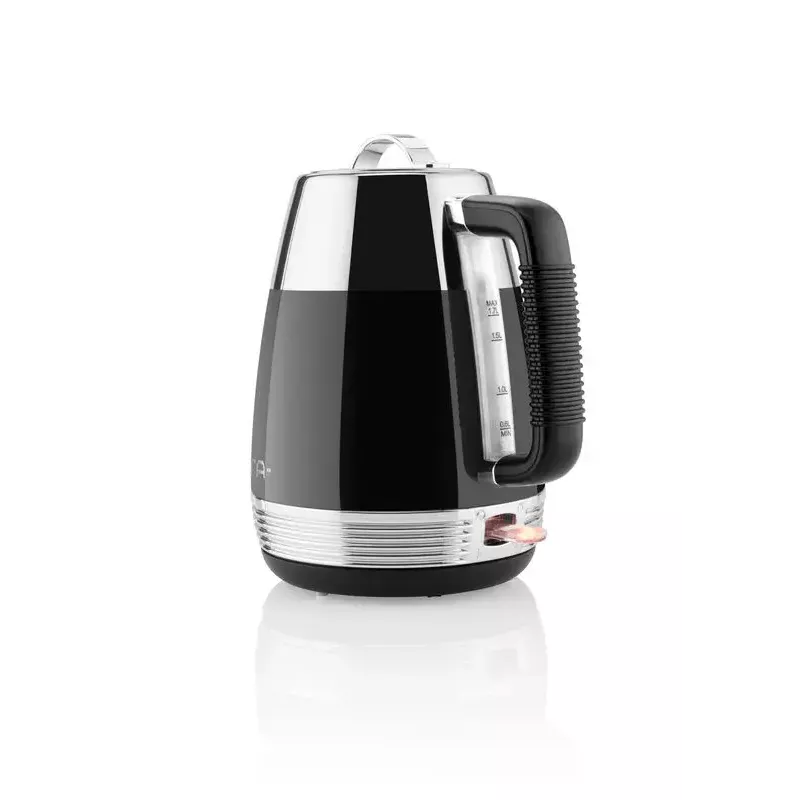 Chaleira elétrica ETA Storio 9186 90020 — 1,7 L, 2150 W, aço inoxidável preto