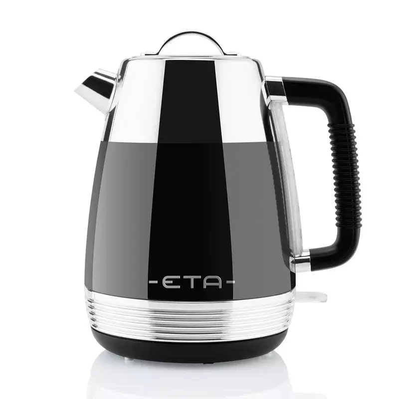 Chaleira elétrica ETA Storio 9186 90020 — 1,7 L, 2150 W, aço inoxidável preto