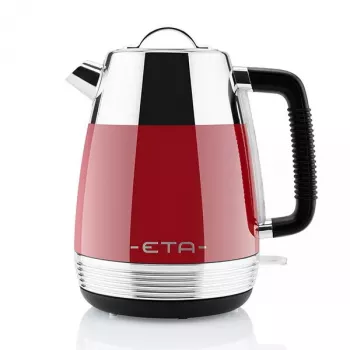 Chaleira elétrica ETA 9186 90030 1,7 l 2150 W vermelha caixa de aço inoxidável sem fios