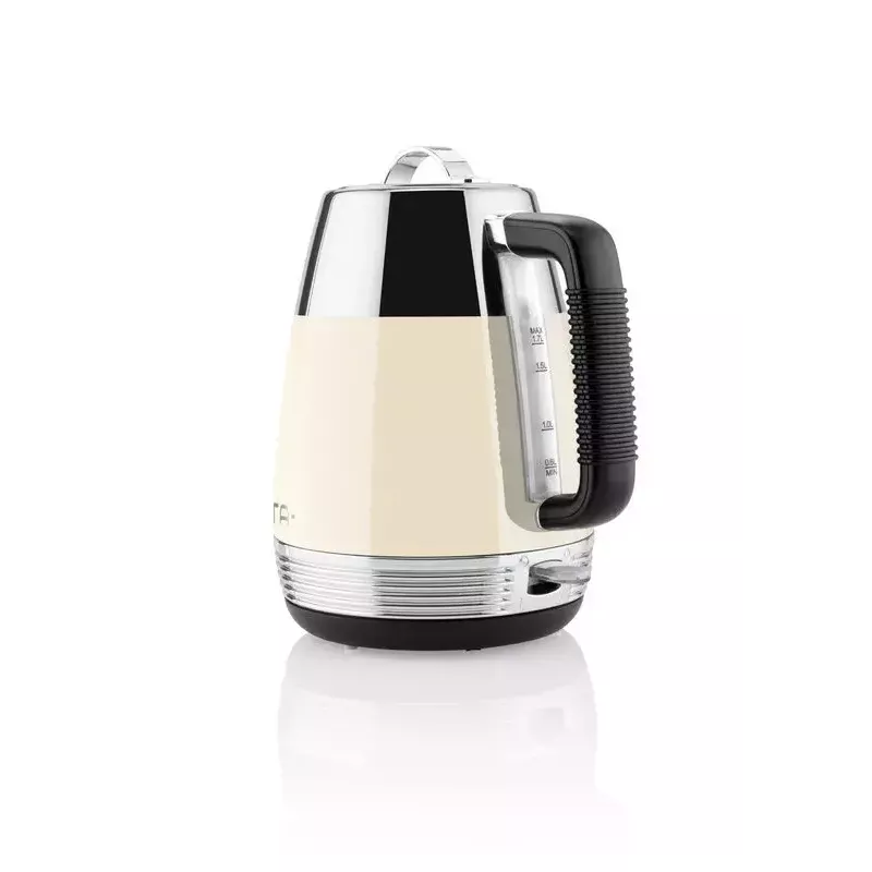 Chaleira elétrica ETA Storio 9186 90040 — 1,7 l, 2150 W, bege aço inoxidável