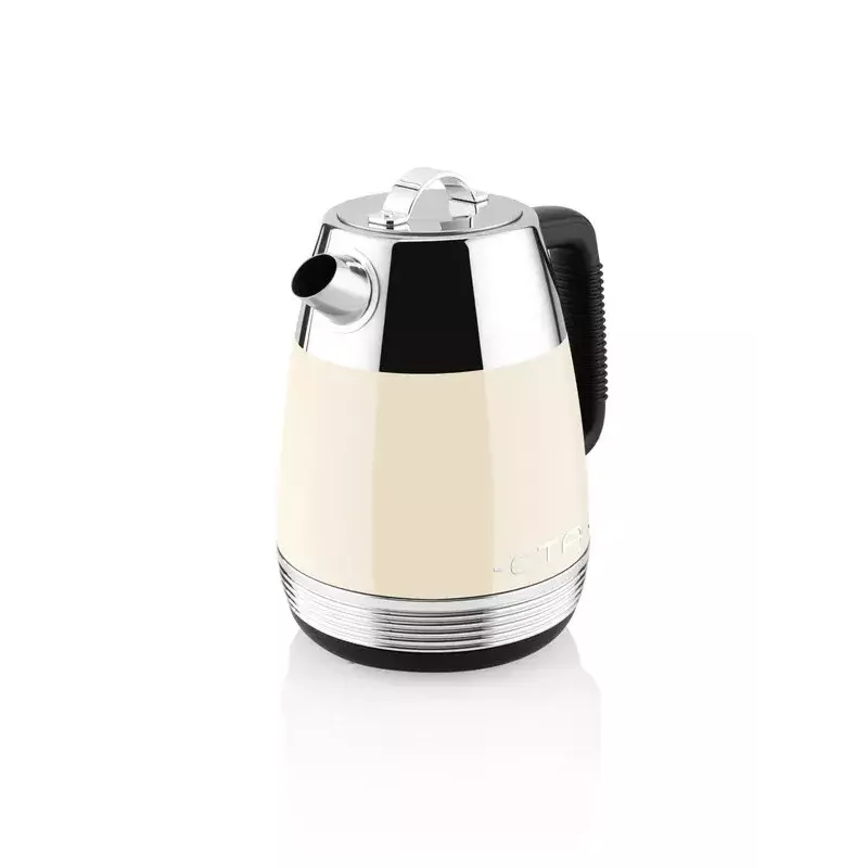 Chaleira elétrica ETA Storio 9186 90040 — 1,7 l, 2150 W, bege aço inoxidável