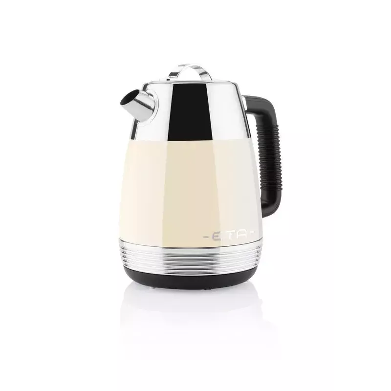 Chaleira elétrica ETA Storio 9186 90040 — 1,7 l, 2150 W, bege aço inoxidável