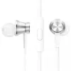 Auscultadores Xiaomi Mi In-Ear Basic headset ligação 3,5 mm prateado, branco