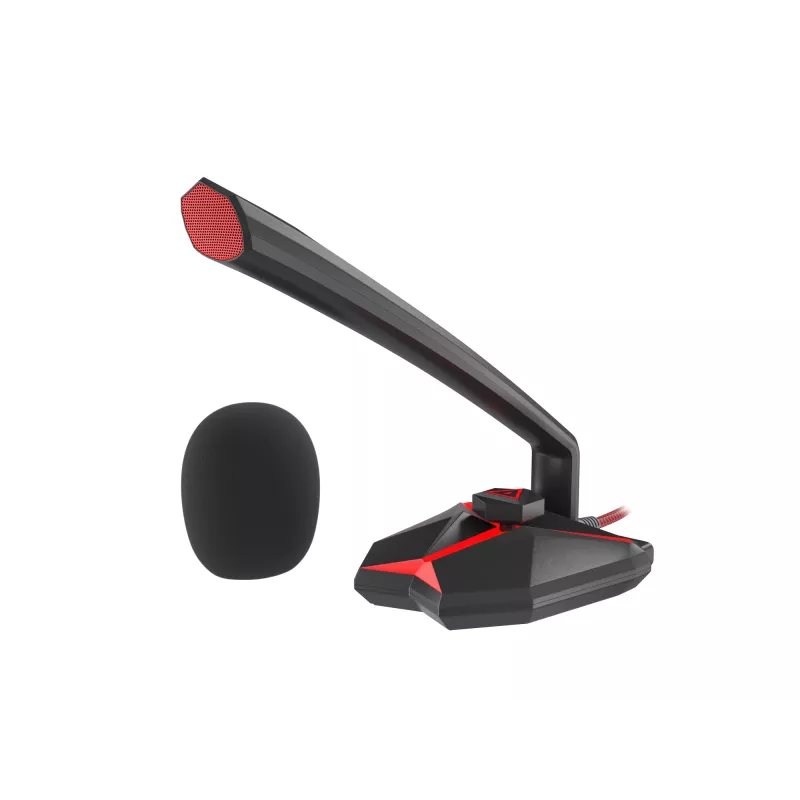 Microfone para PC GENESIS Radium 200 preto, vermelho