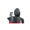 Chaleira elétrica Bosch TWK4P434 — 1,7 L, 2400 W, preto/vermelho