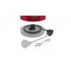 Chaleira elétrica Bosch TWK4P434 — 1,7 L, 2400 W, preto/vermelho