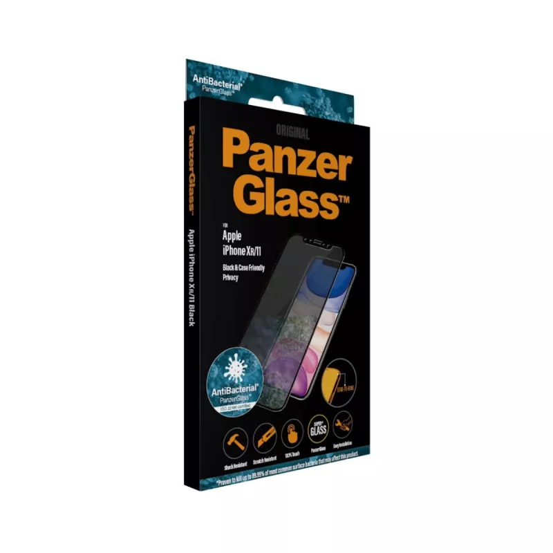 Película de privacidade PanzerGlass ® para iPhone 11 | XR | Edge-to-Edge