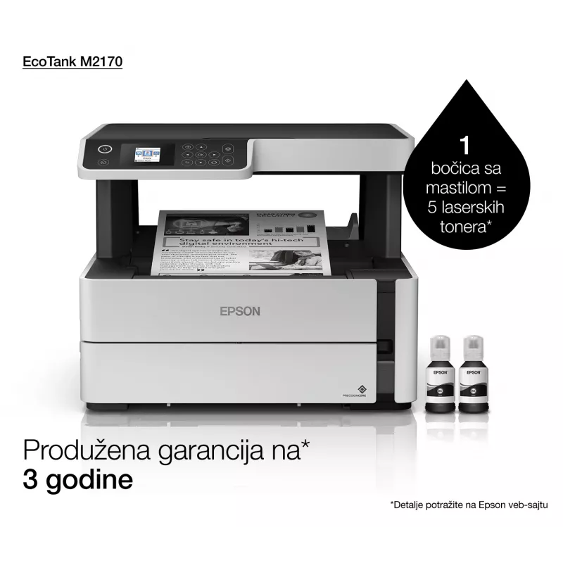 Epson EcoTank M2170 jato de tinta A4 1200 x 2400 DPI 39 ppm Wi-Fi