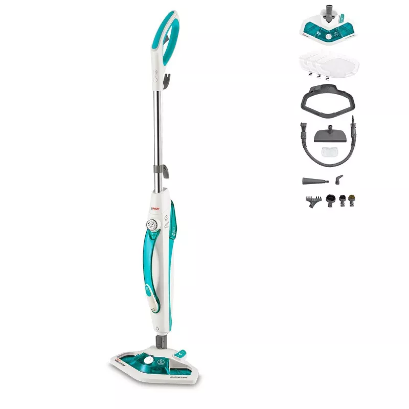 Mopa a vapor Polti Vaporetto SV450_Double 0,3 l 1500 W turquesa, branco