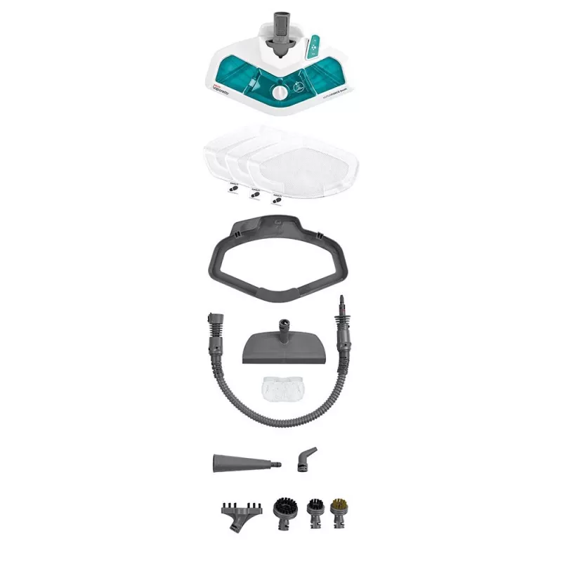Mopa a vapor Polti Vaporetto SV450_Double 0,3 l 1500 W turquesa, branco
