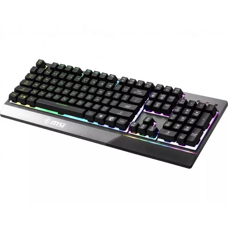Teclado gaming MSI Vigor GK30 USB QWERTY US International preto