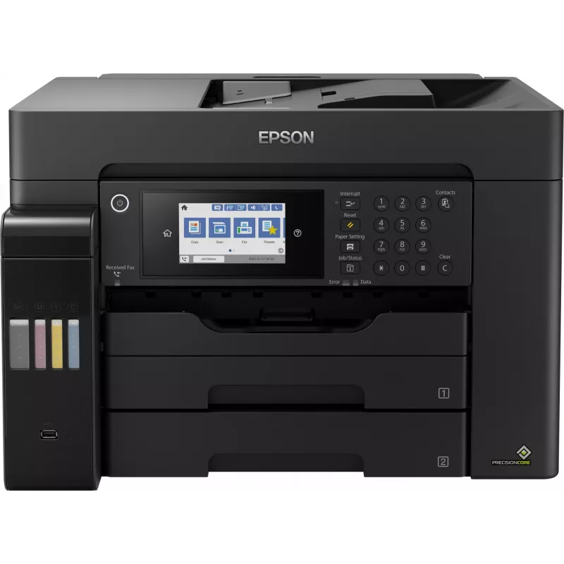 Multifunções Epson EcoTank L15160 jato de tinta cor, A3+, 32 ppm, 4800x1200 DPI, Wi-Fi, Ethernet