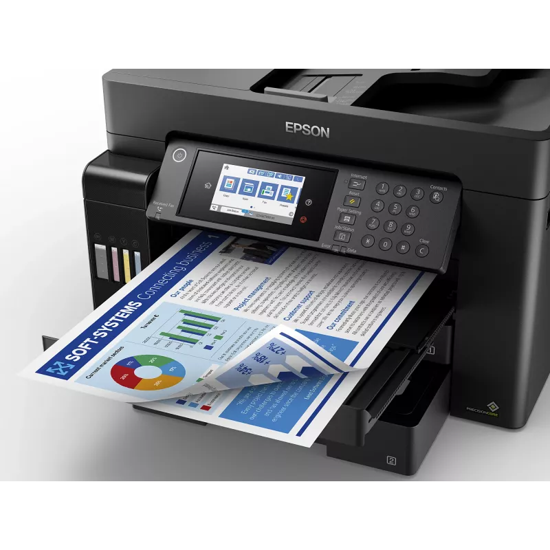 Impressora multifunções Epson EcoTank L15150 — jato de tinta cor, A3+ (4800x2400 DPI), Wi-Fi, Ethernet