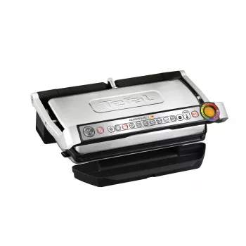 Grelhador de contacto Tefal GC724D placa de grelhar de mesa, metálico/preto, 440×340×172 mm, 7 kg