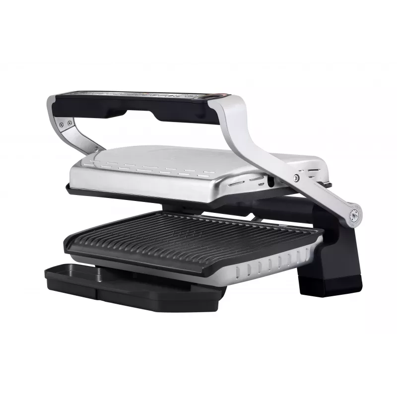 Tefal OptiGrill+ XL GC724D grelhador de contacto, 2000 W, 9 programas, 800 cm², preto/metálico