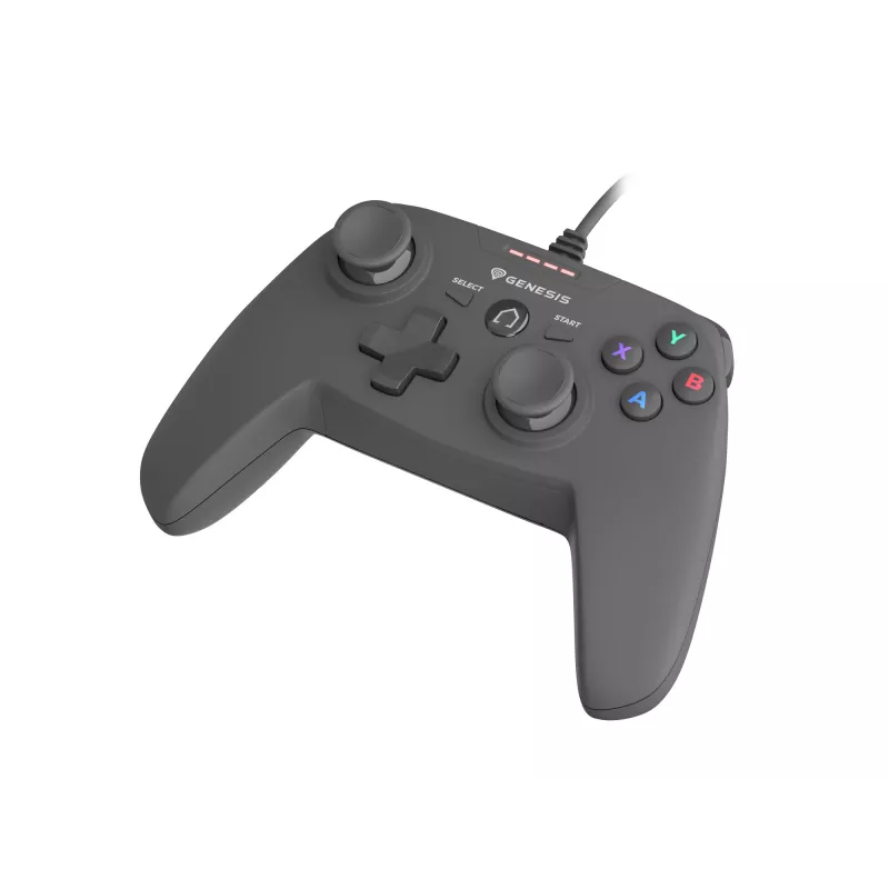 GENESIS P58 preto USB gamepad analógico PC, PlayStation 3